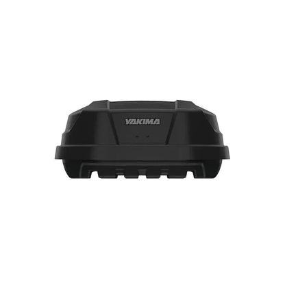 Back view of the Yakima SkyBox NX 18 cargo carrier against a plain white background.